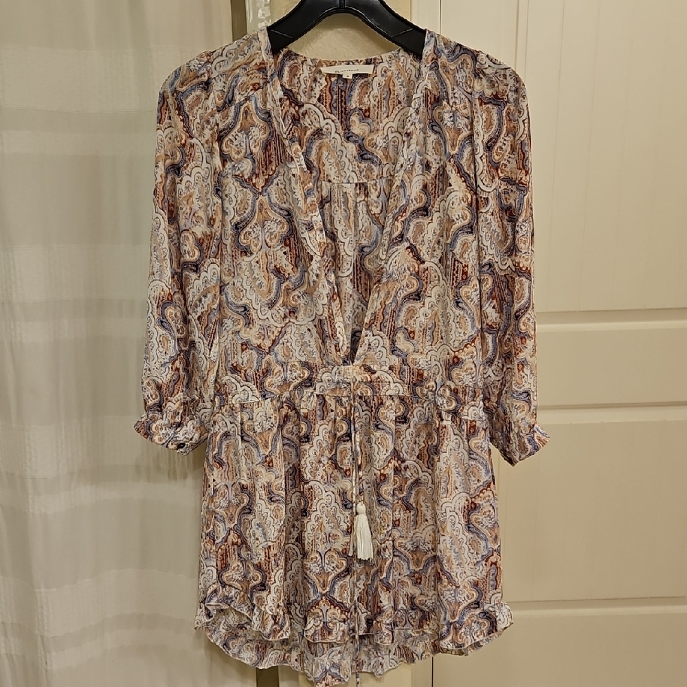 Olivaceous Mini Dress 3/4 Sleeve